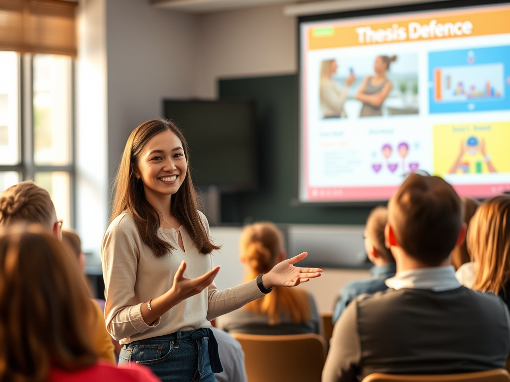 Presenting Your Thesis Defence with Confidence and Care