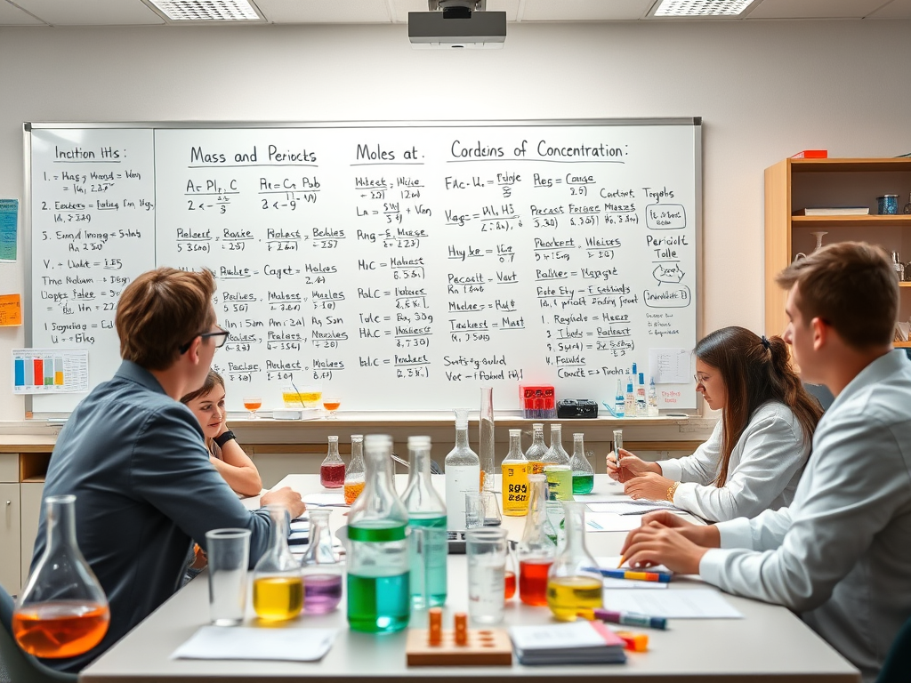 Quantitative Chemistry – Lecture 9: Worked Examples Part 1 – Applying Mass, Moles, Concentration, and Percentage Composition in Complex&nbsp;Problems