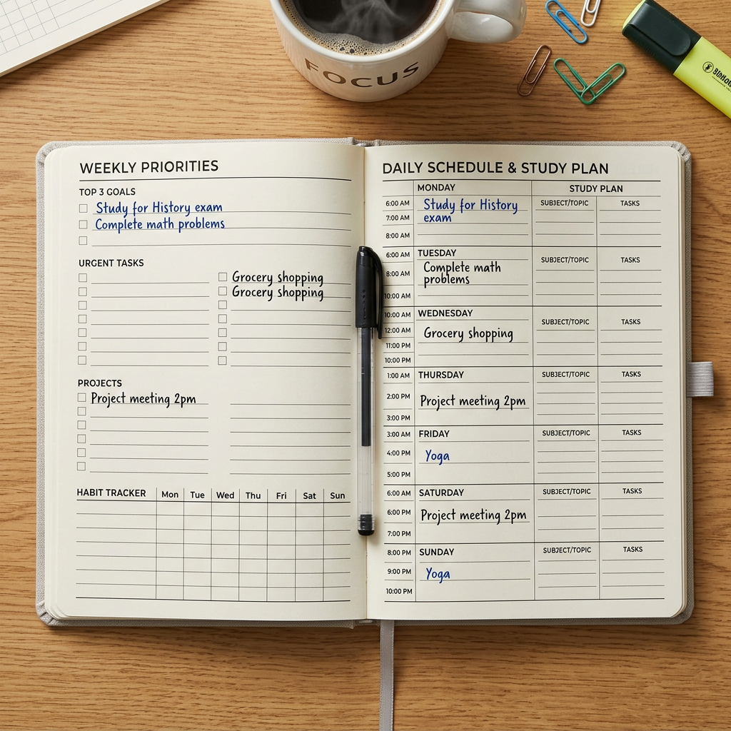 Revision Planners: How to Use a Planner That Actually Helps You Learn